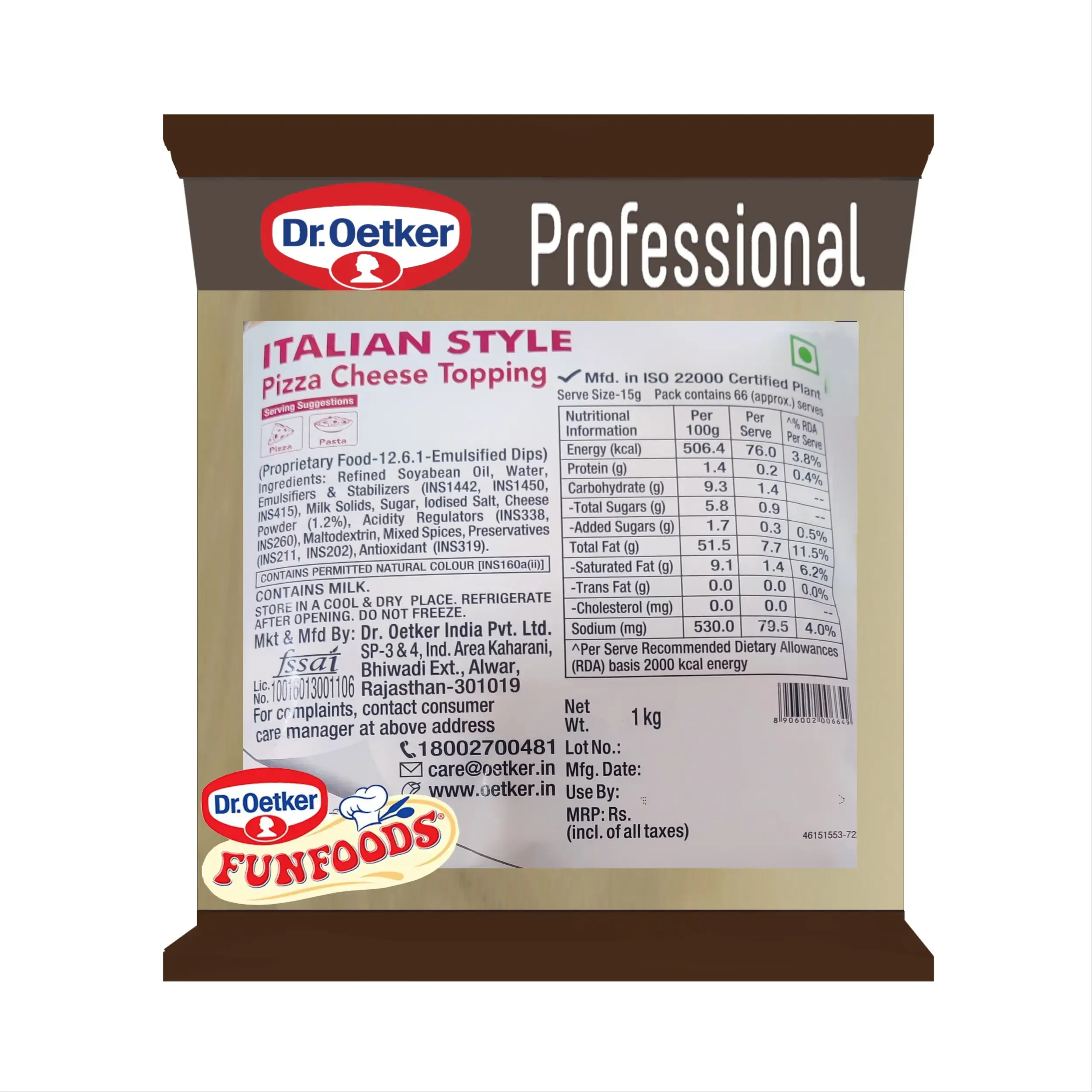 Cheese Topping, FunFoods Pizza Cheese Topping, Pizza Cheese Topping