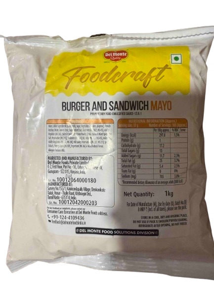 Del Monte Food Craft Burger & Sanwich Mayonnaise