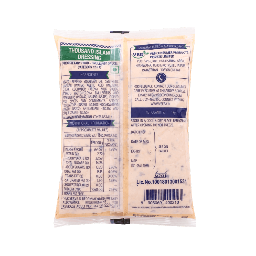 Veeba Thousand Island Dressing