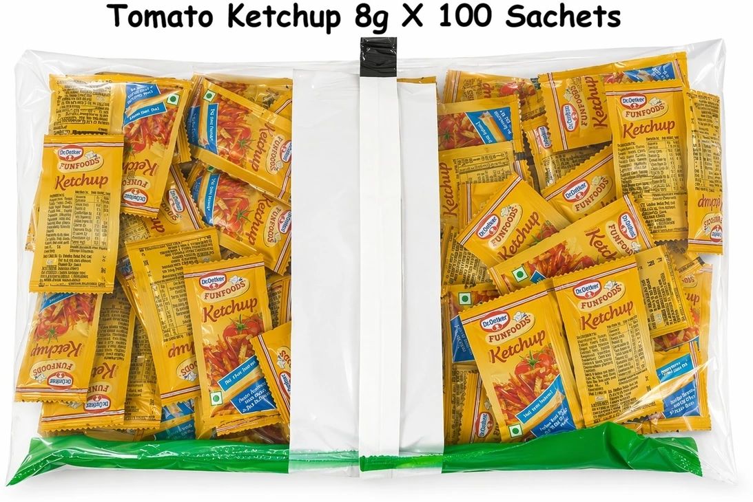FunFoods Tomato Ketchup Sachet 8g pack of hundred